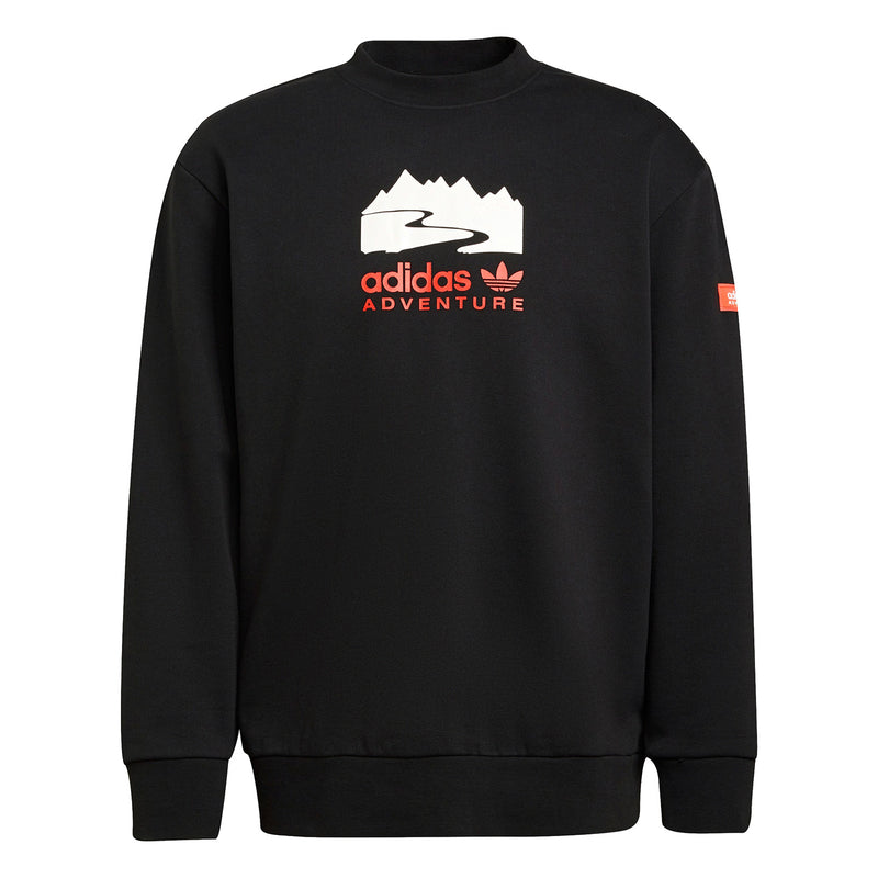 adidas Originals ADV Adventure Logo Crew Sweatshirt - Black
