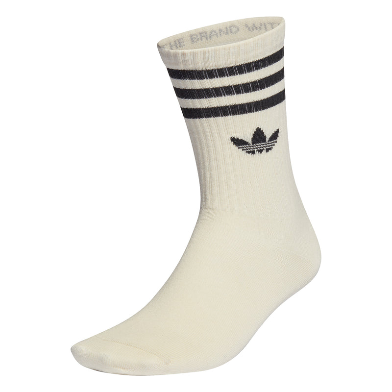 adidas Originals No-Dye Cuff Crew Socks 2-pack - White