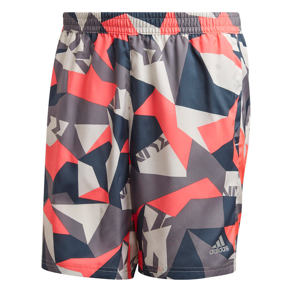adidas Run It Camouflage Shorts - Red/Grey