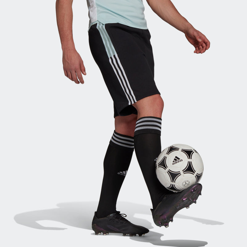 adidas Tiro Football Shorts Zip Pockets - Black