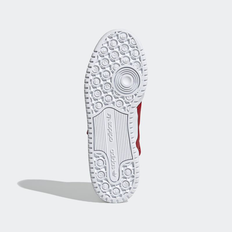 adidas Originals Womens Forum Mid Shoes - Vivid Red / Cloud White / Matte Gold