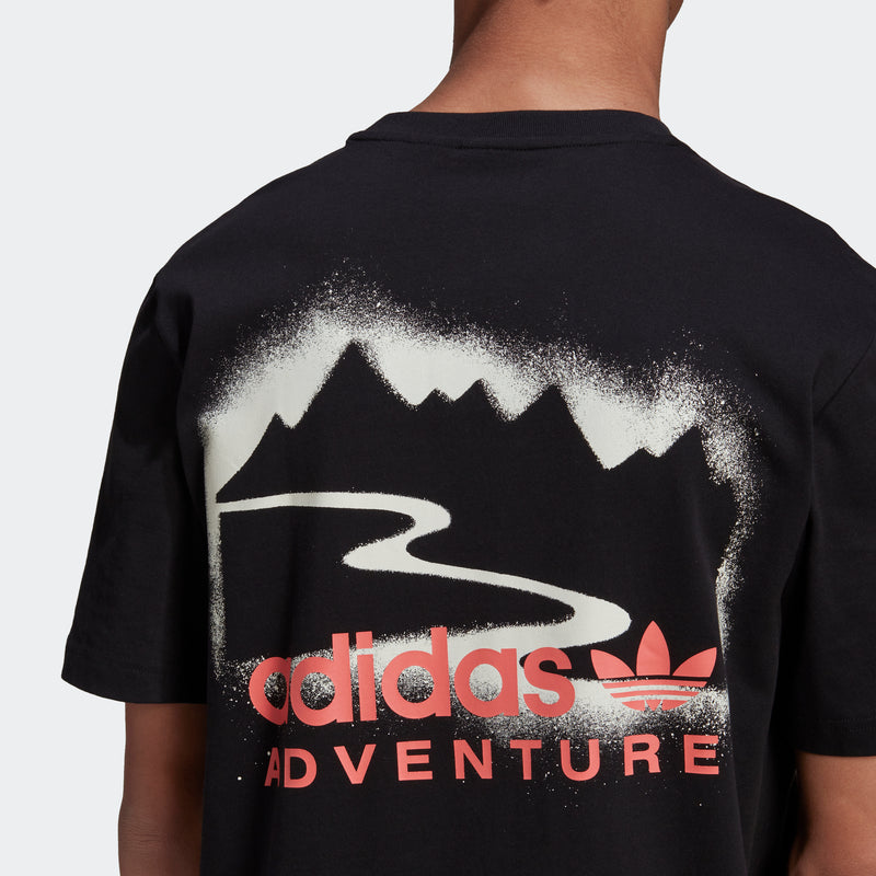 adidas Originals ADV Adventure Mountain Spray Tee - Black