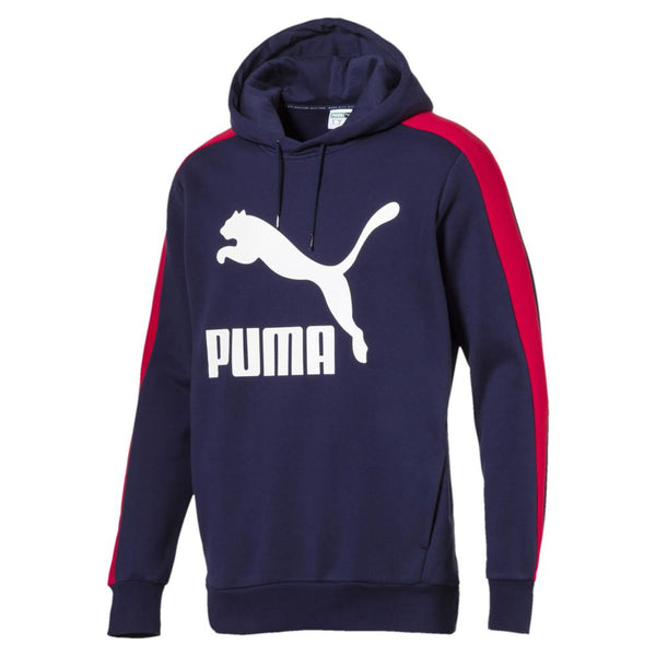 Puma Classics T7 Logo Hoodie - Navy