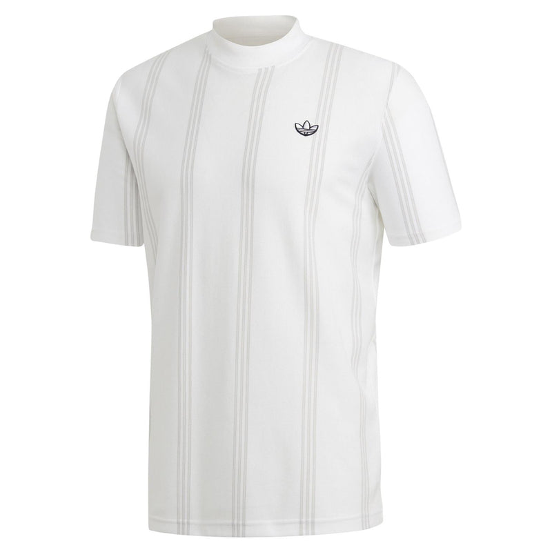 adidas Originals Stand Collar T Shirt - White